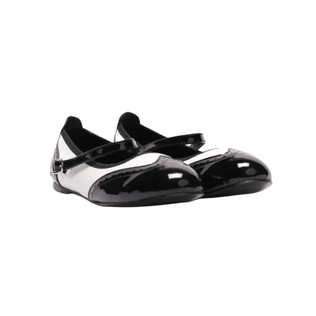 2083BW Ladies Mary Jane Leather Dance Shoe