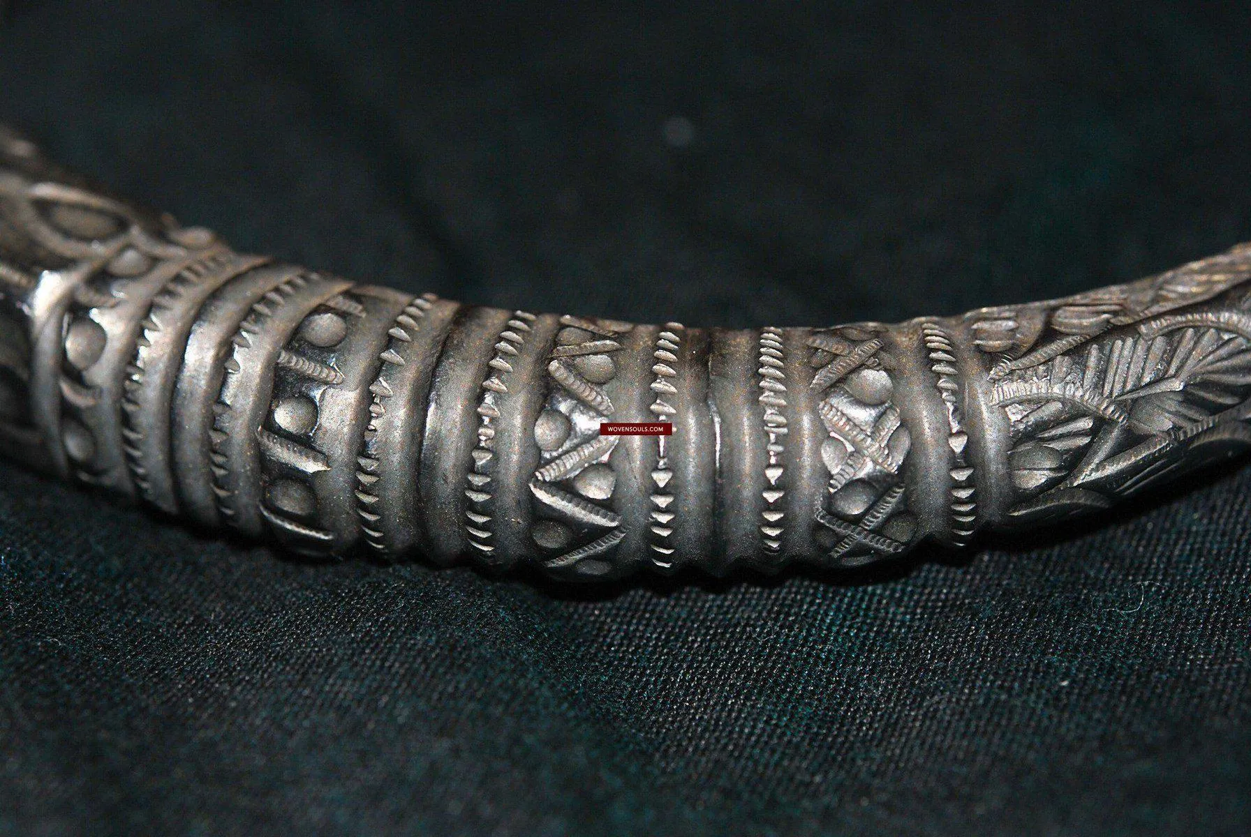 341 SOLD Vintage Silver Hansli Rigid Torque Necklace