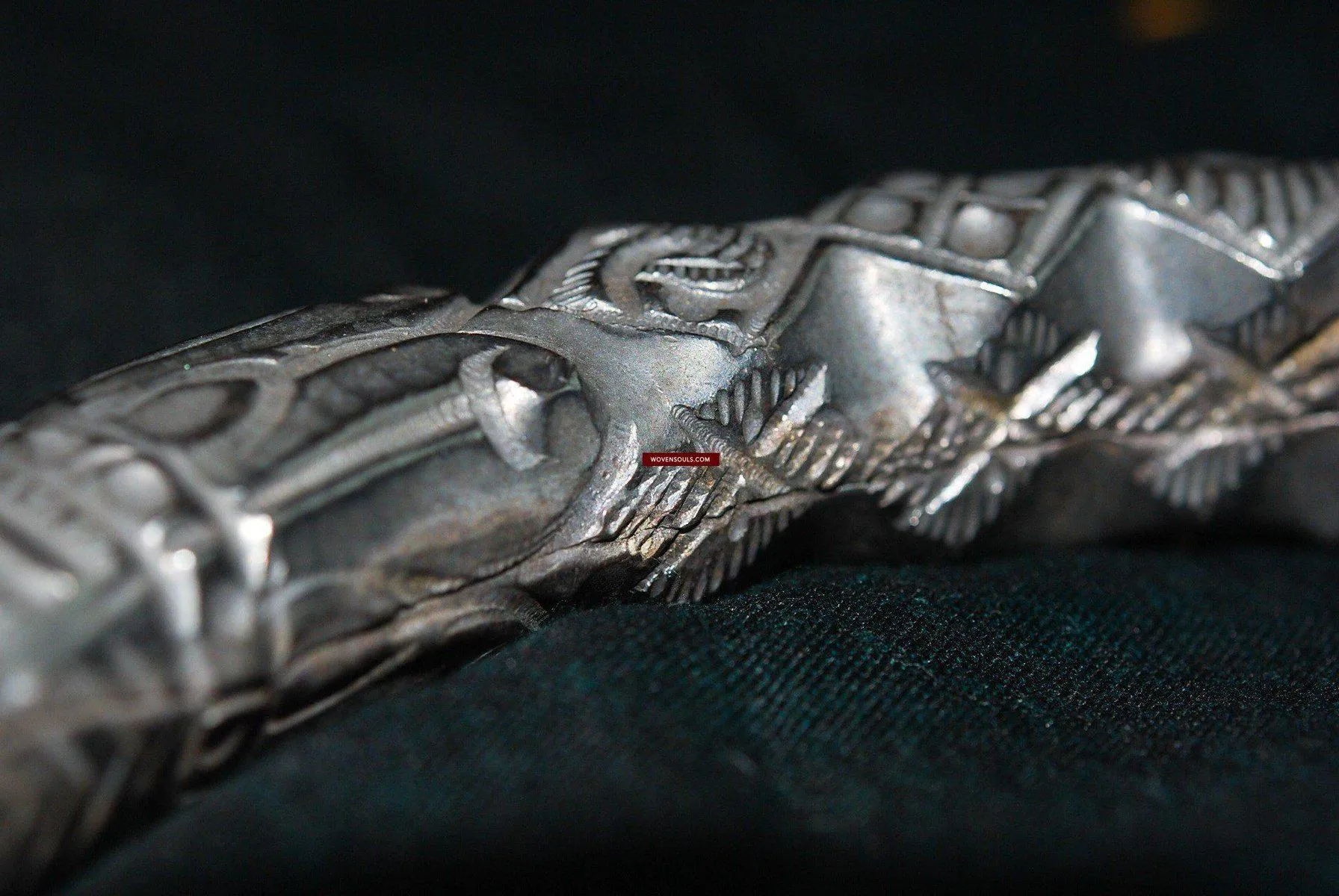 341 SOLD Vintage Silver Hansli Rigid Torque Necklace