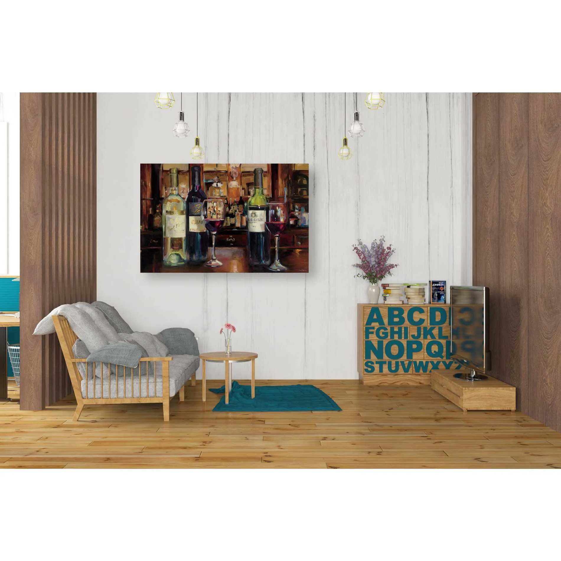 'A Reflection of Wine' by Marilyn Hageman, Canvas Wall Art