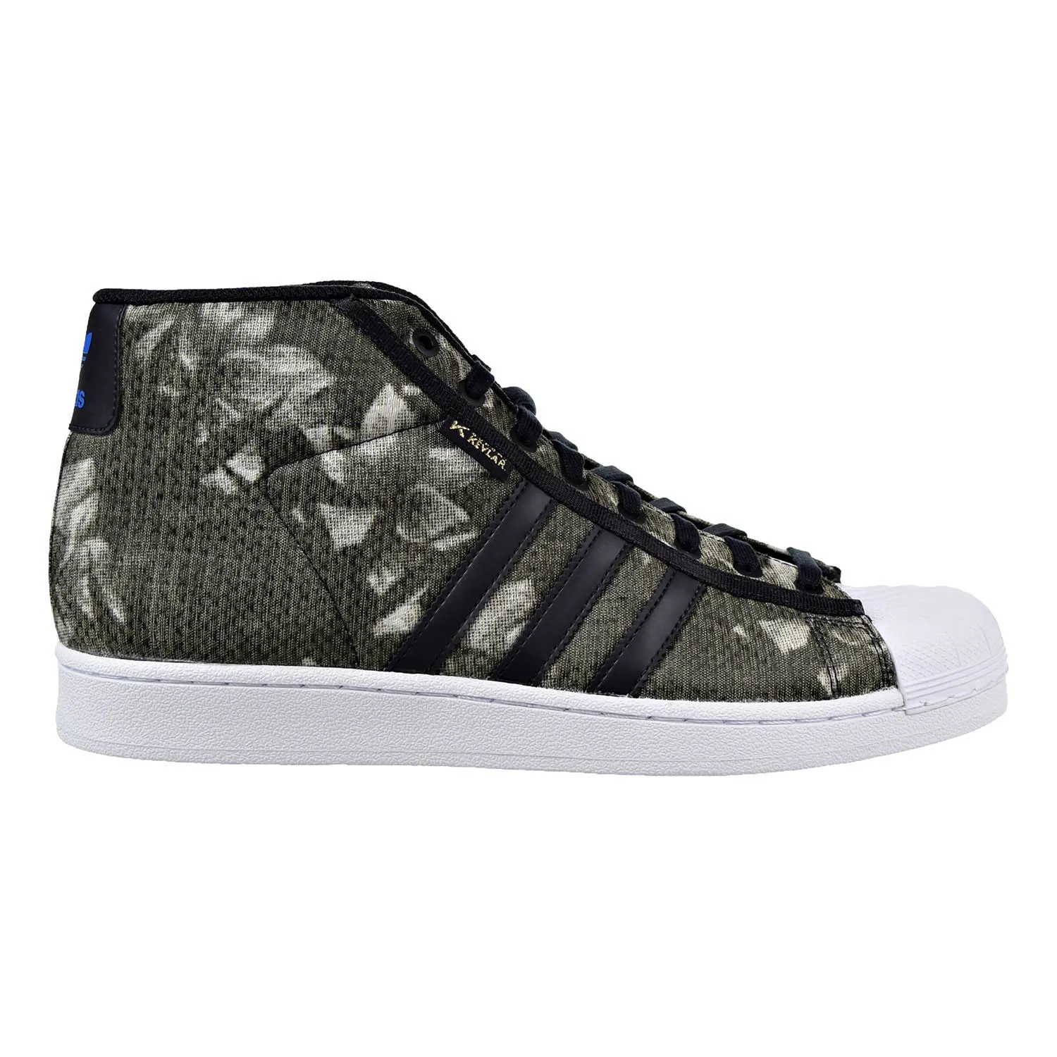 Adidas Pro Model Kevlar Men's Shoes Talc/Black/Blue