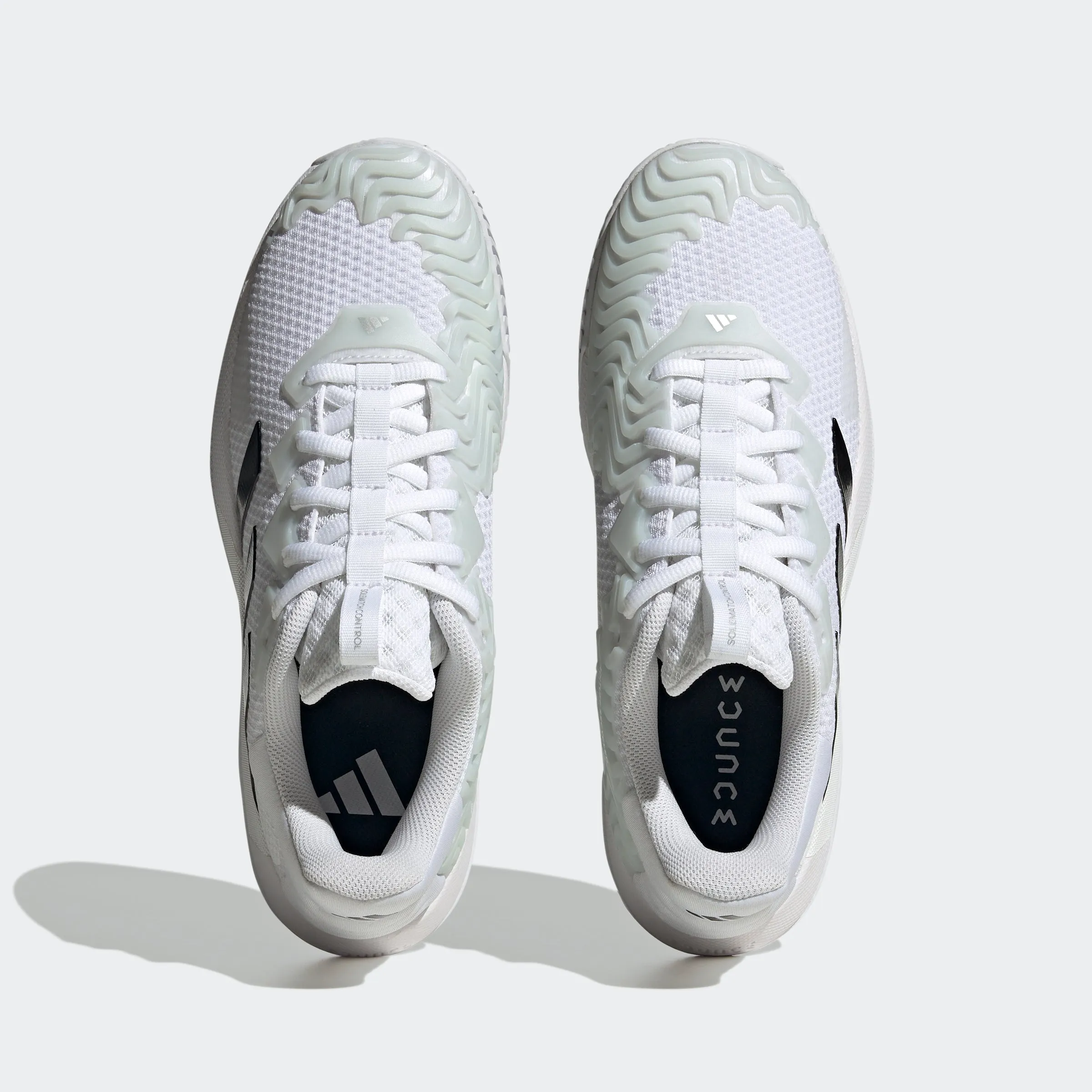 adidas SoleMatch Control Tennis Shoes | White/Black | Men's