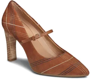 Aerosoles Brown Plaid Pump- 9.5