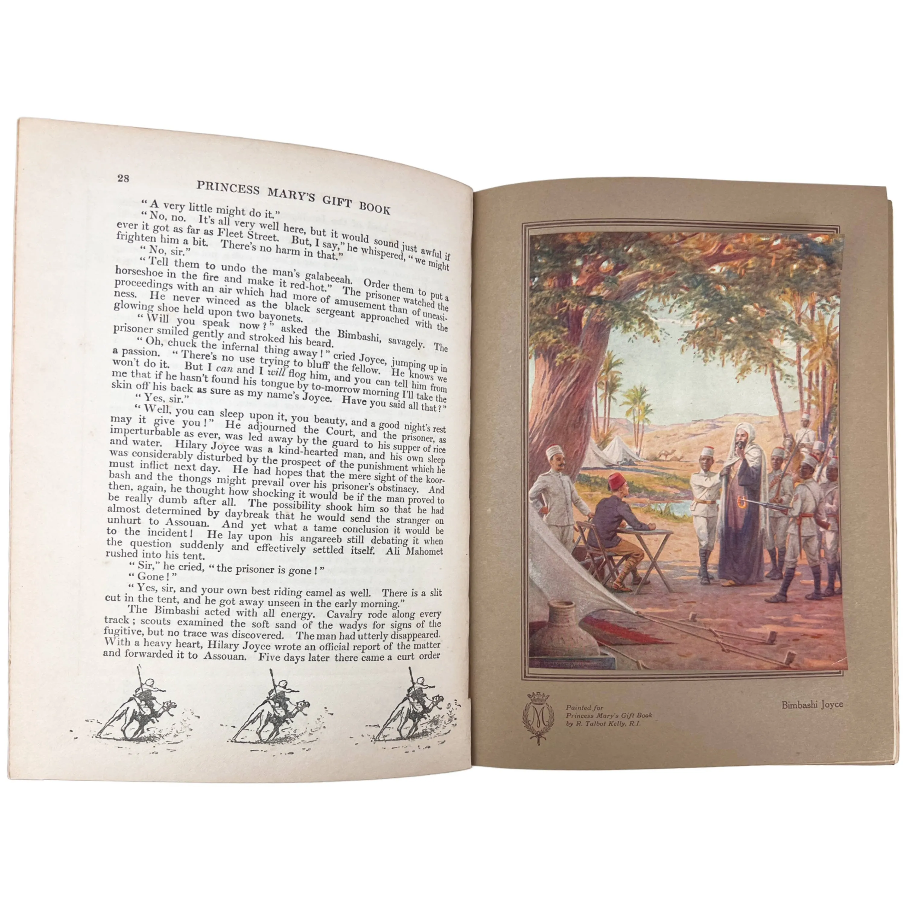 Antique Princess Marys Gift Book 1914 WWI Military Charity JM Barrie Arthur Rackham