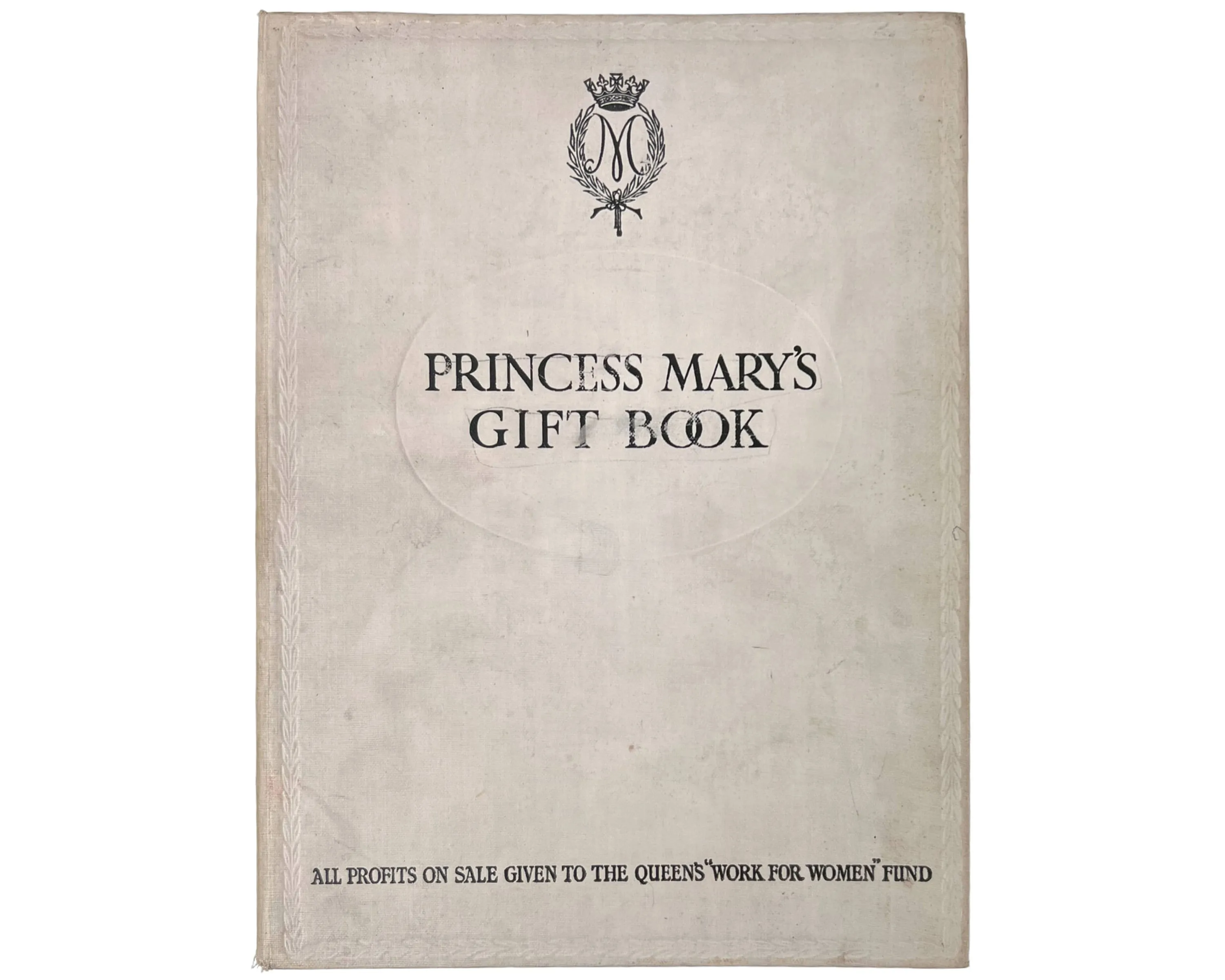 Antique Princess Marys Gift Book 1914 WWI Military Charity JM Barrie Arthur Rackham