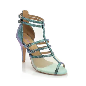 Arielle -  Mermaid look and mesh dance shoes (Street Sole)
