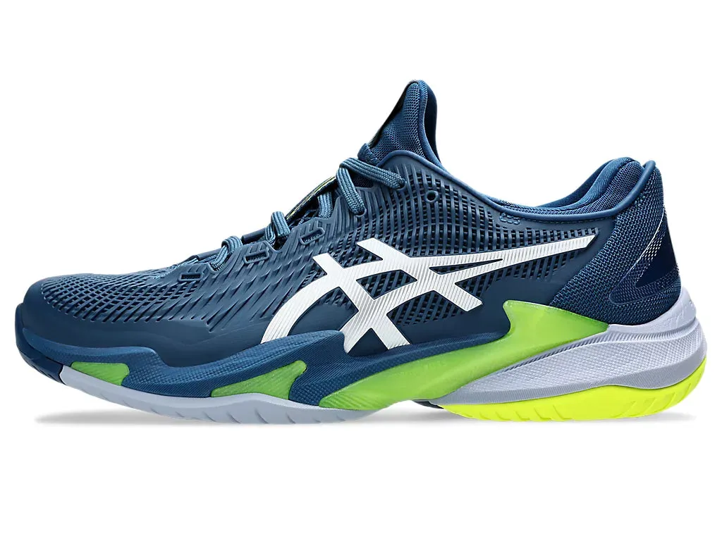 Asics Men's Court FF 3 Tennis Shoes in Mako Blue/White