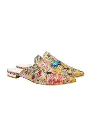 AUS EMBROIDERED SLIPPER AMONG THE GUMTREES