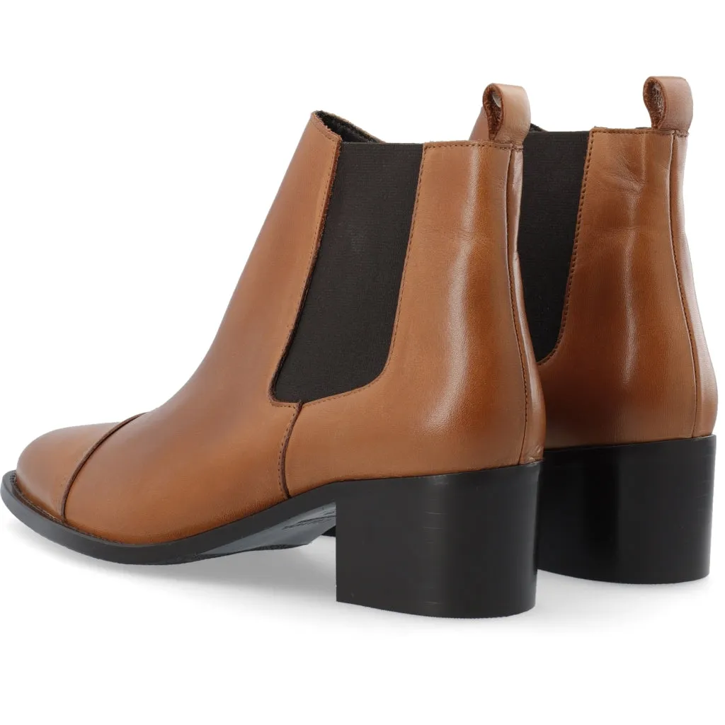 Biacarol Cognac Dress Chelsea Boots