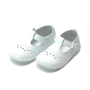 Birdie Leather TStrap Mary Jane - White
