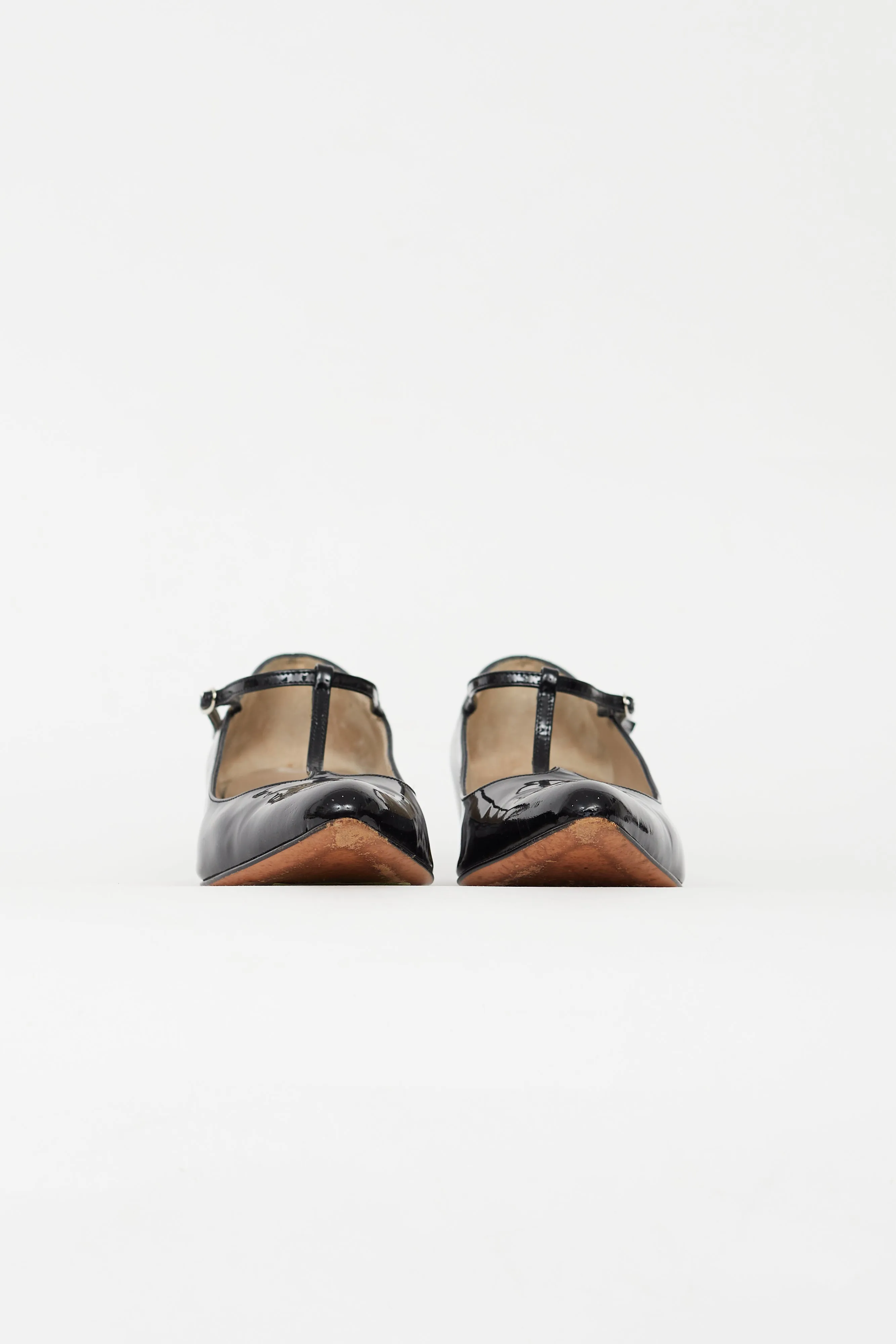 Black Patent Leather Mary Jane Flat