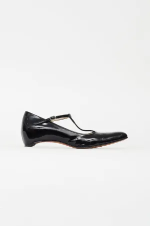 Black Patent Leather Mary Jane Flat