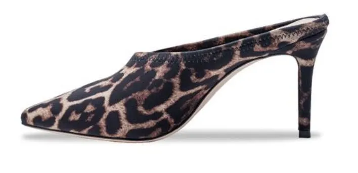 Black Suede Studio Iona Leopard
