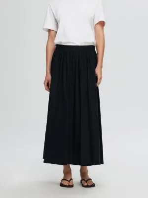 Blair-Libbie High Waisted Ankle Skirt Black