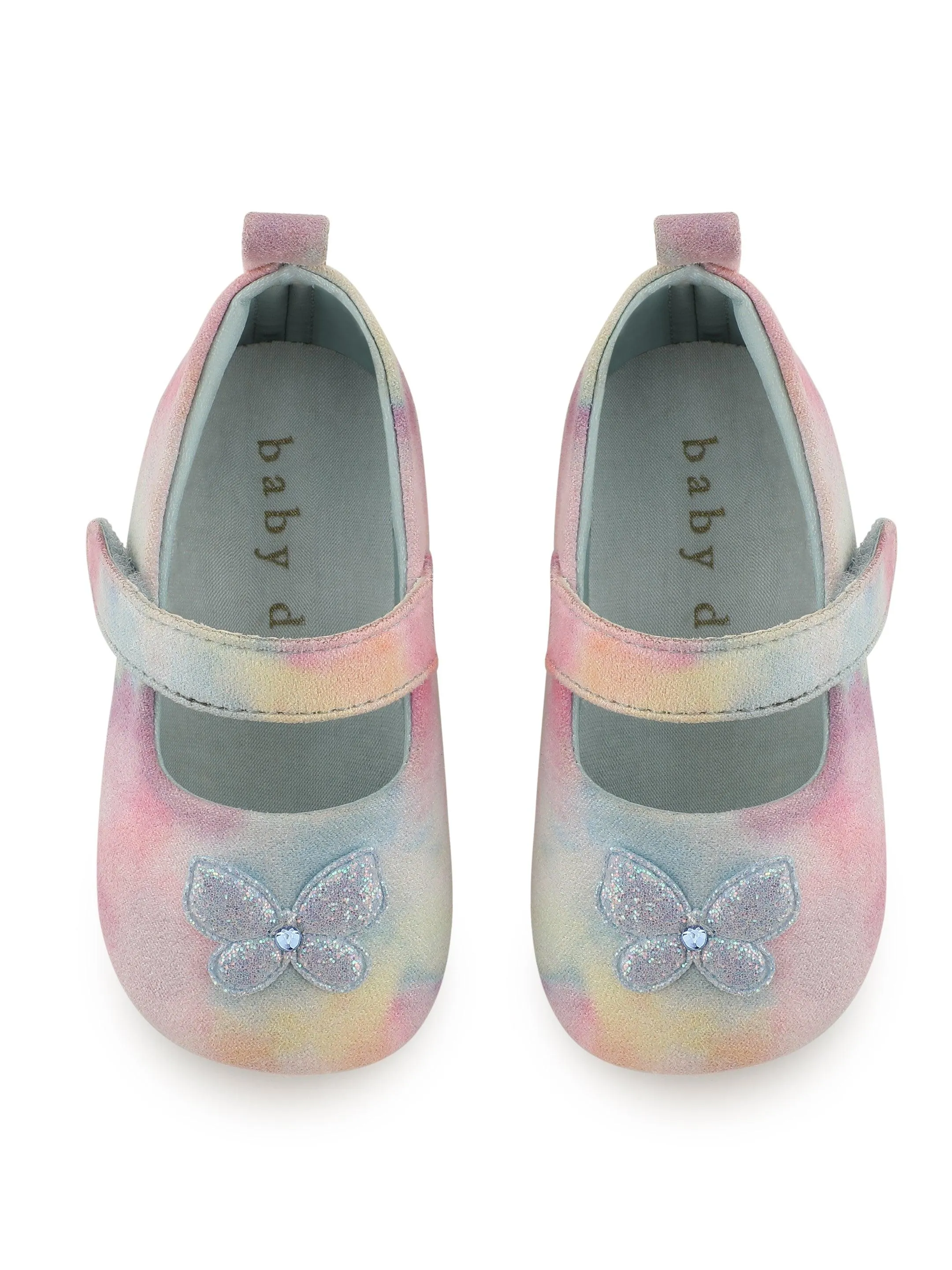 Blue Tye Dye Mary Janes