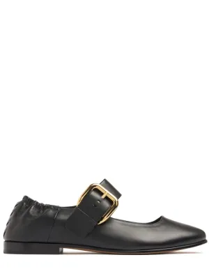 Bottega Veneta   10mm Astaire leather Mary Jane ballerina 