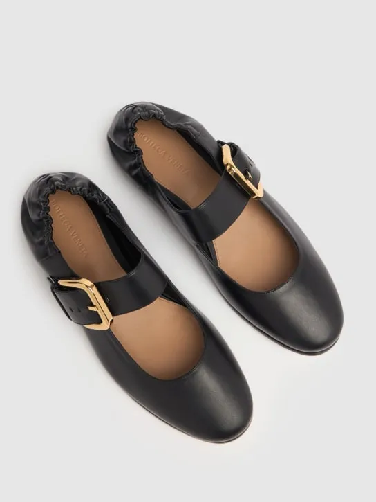 Bottega Veneta   10mm Astaire leather Mary Jane ballerina 