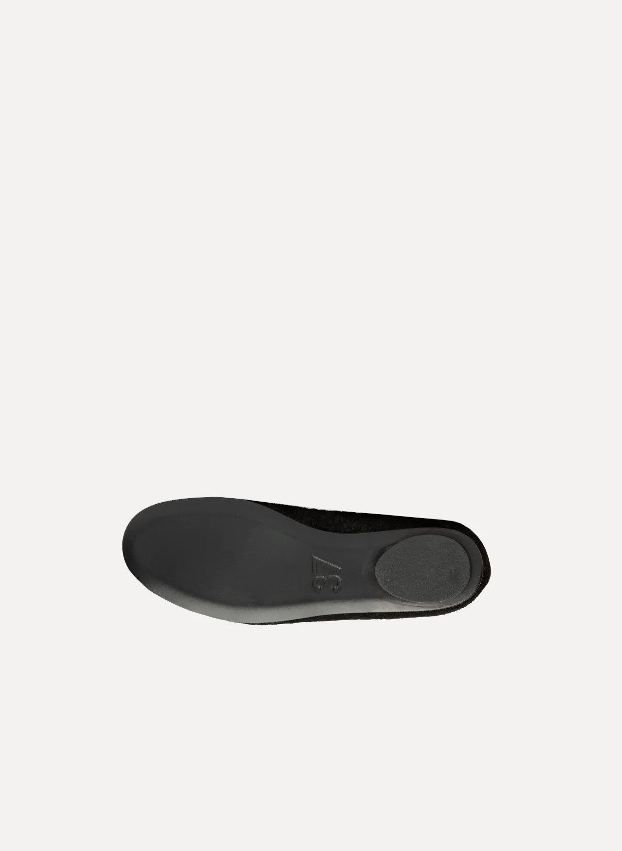 Calf Paper Effect Flats