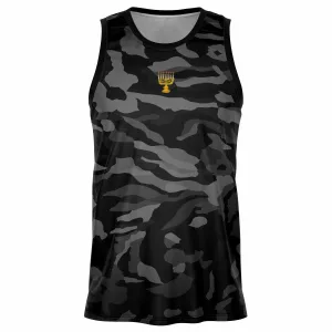Camo Black Premium Fit Basketball Jersey