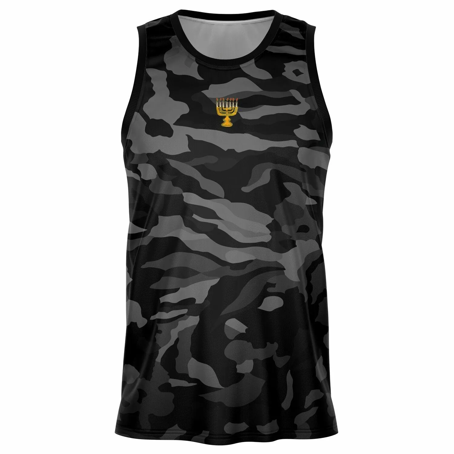 Camo Black Premium Fit Basketball Jersey