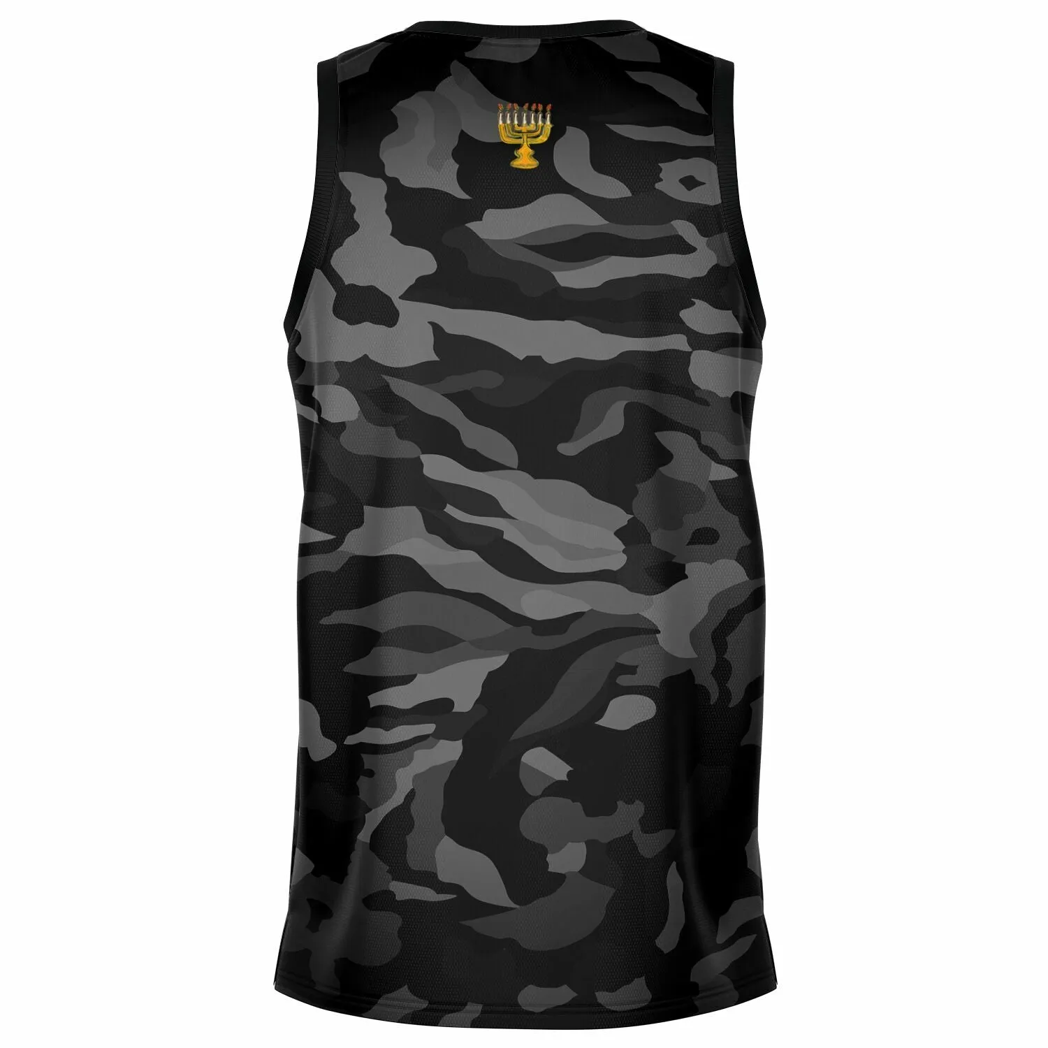 Camo Black Premium Fit Basketball Jersey