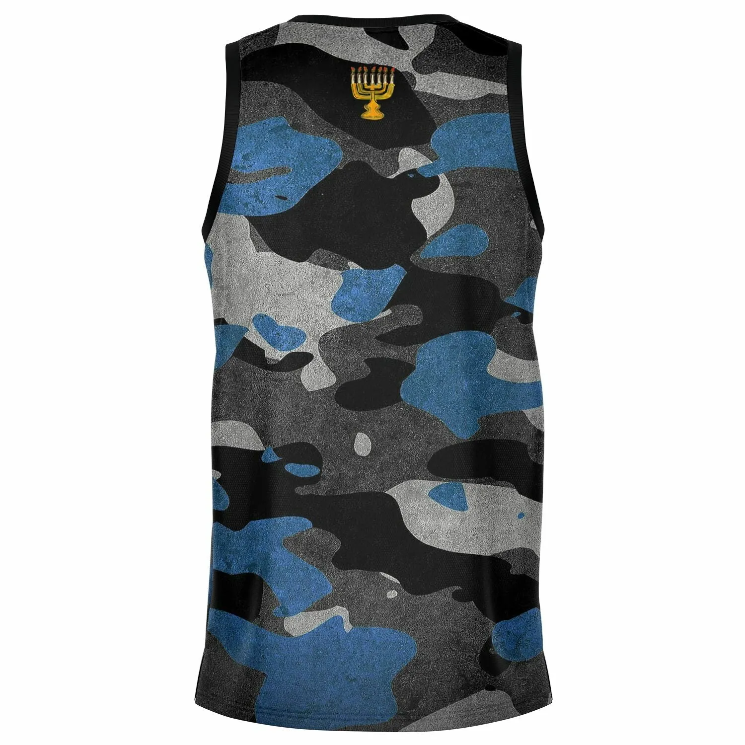 Camo Blue Premium Fit Basketball Jersey