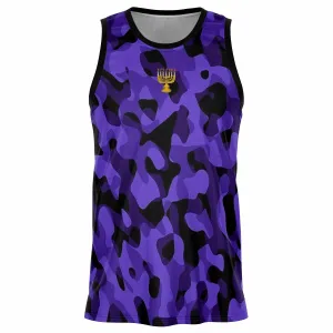 Camo Royal Purple Premium Fit Basketball Jersey