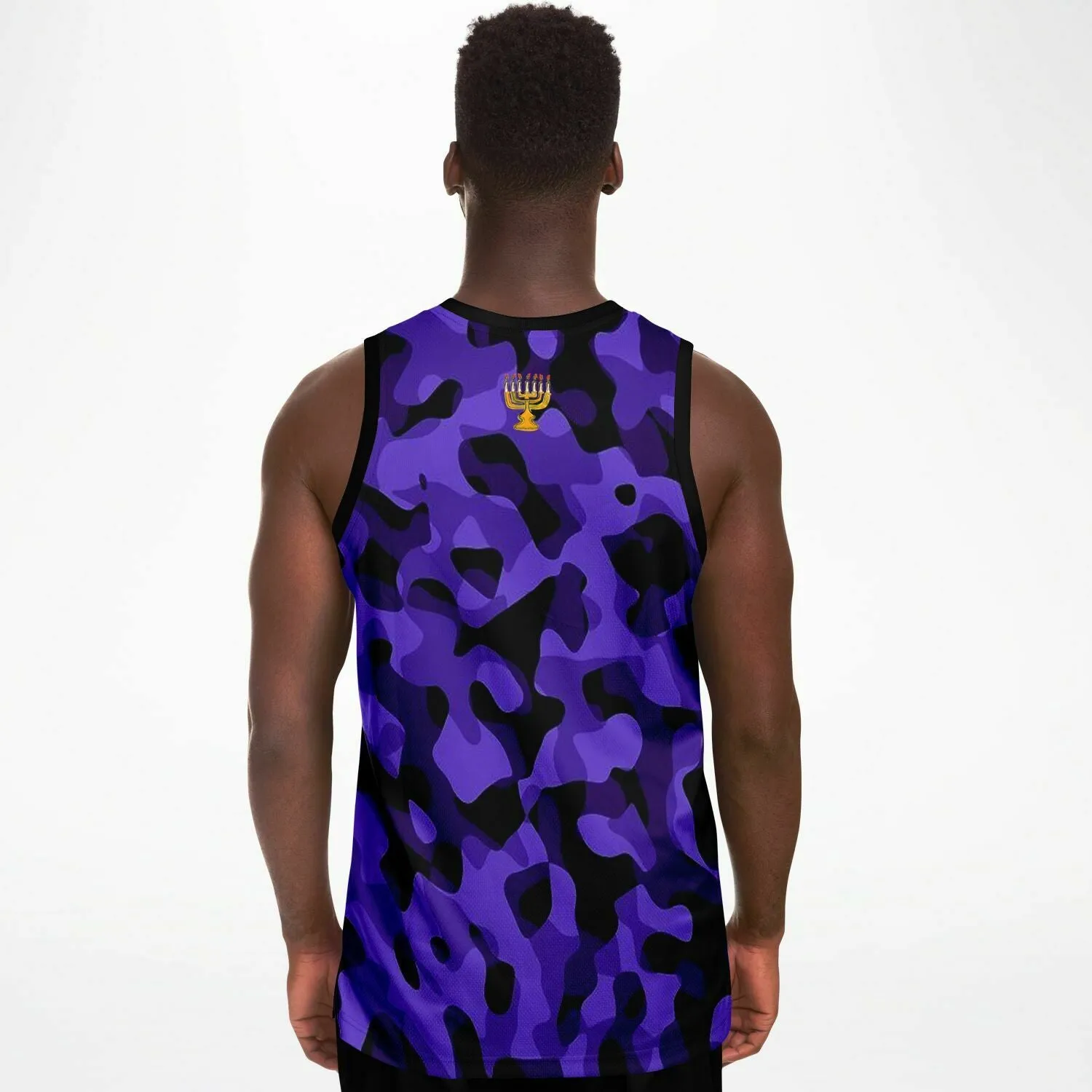 Camo Royal Purple Premium Fit Basketball Jersey