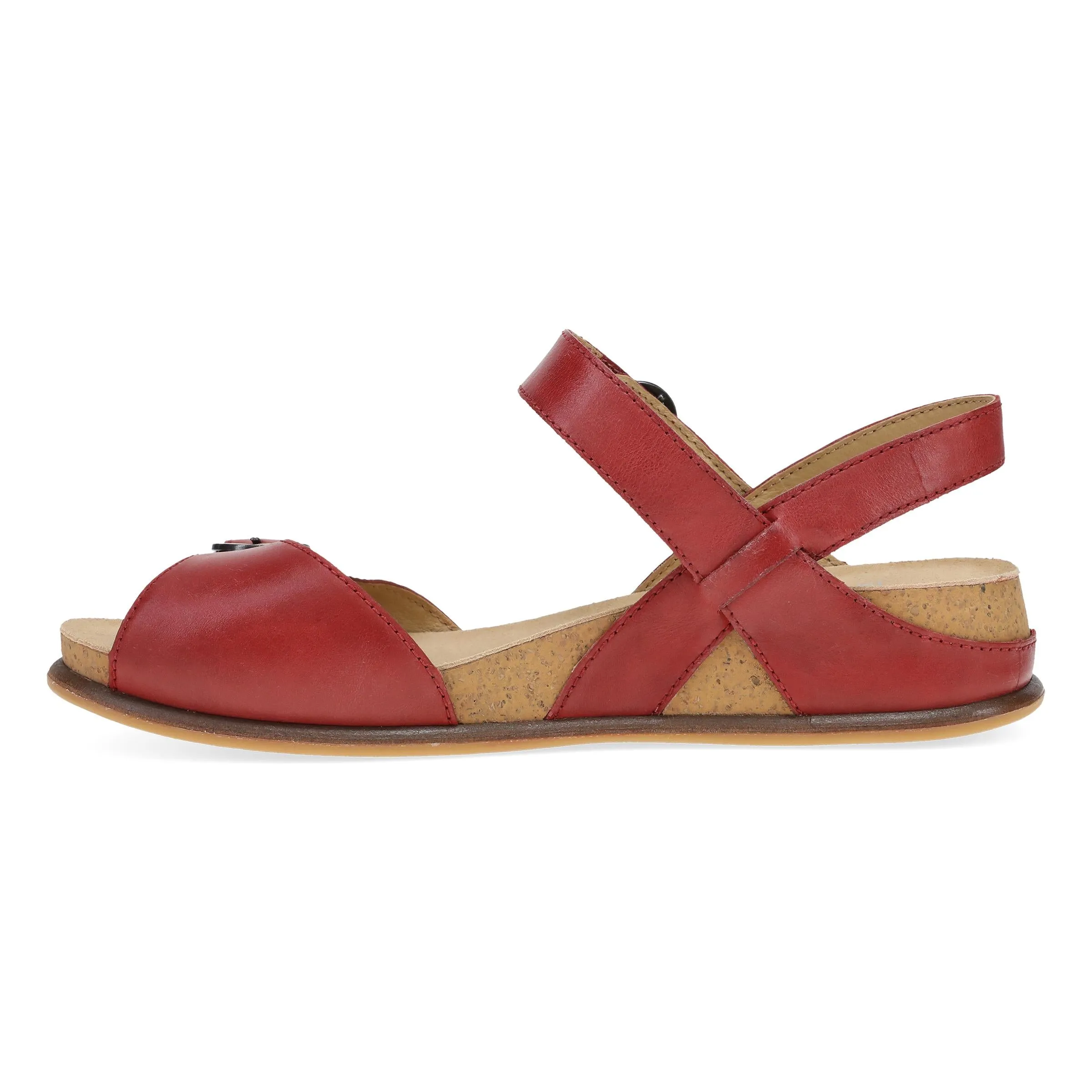 Candace Red Burnished Nappa