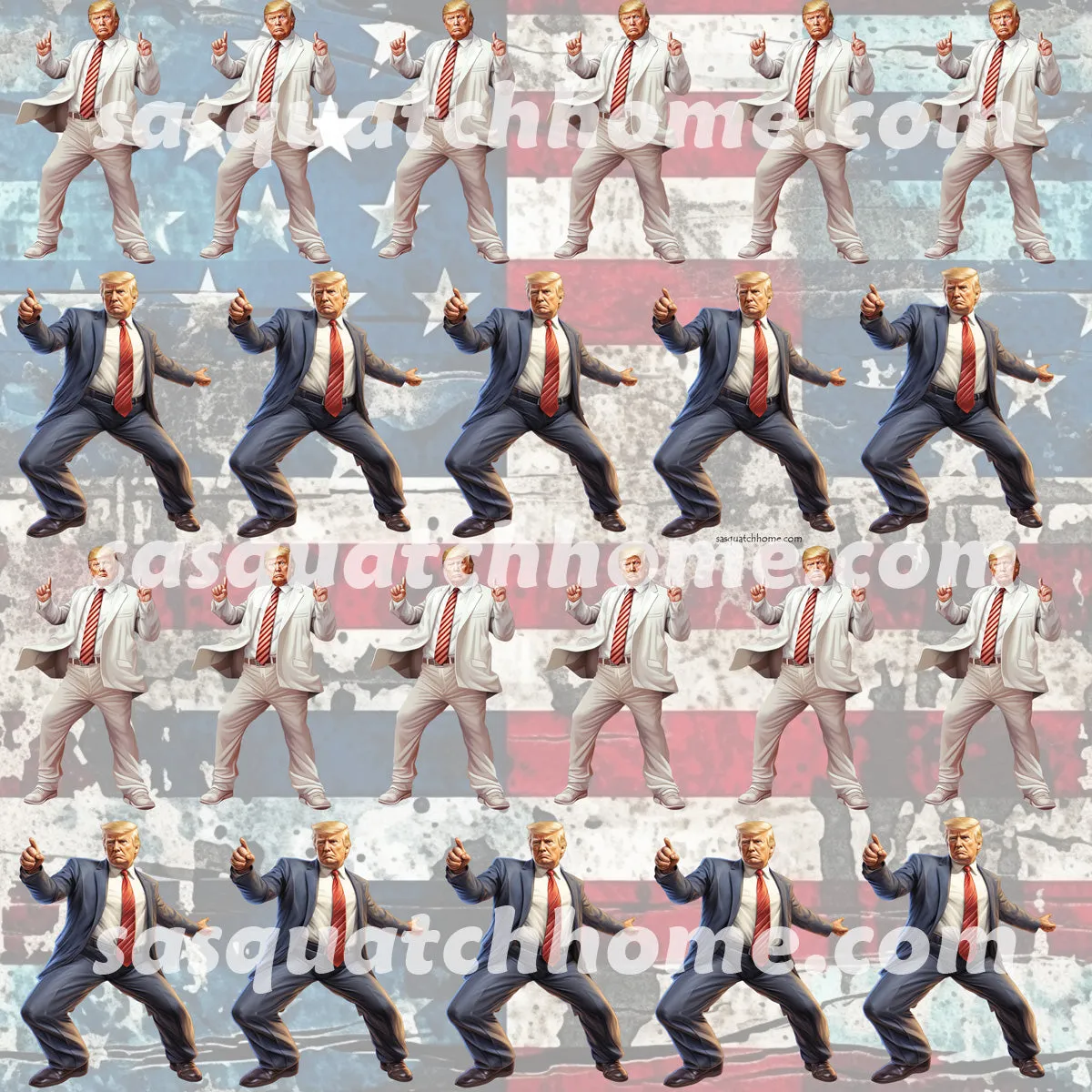 Children’s Holed Mule Clog Shoes, Donald Trump 2 Designs