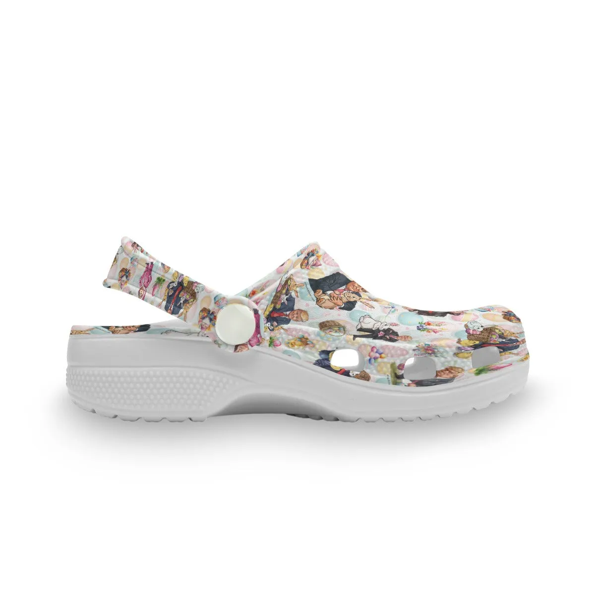 Children’s Holed Mule Clog Shoes, Donald Trump 2 Designs