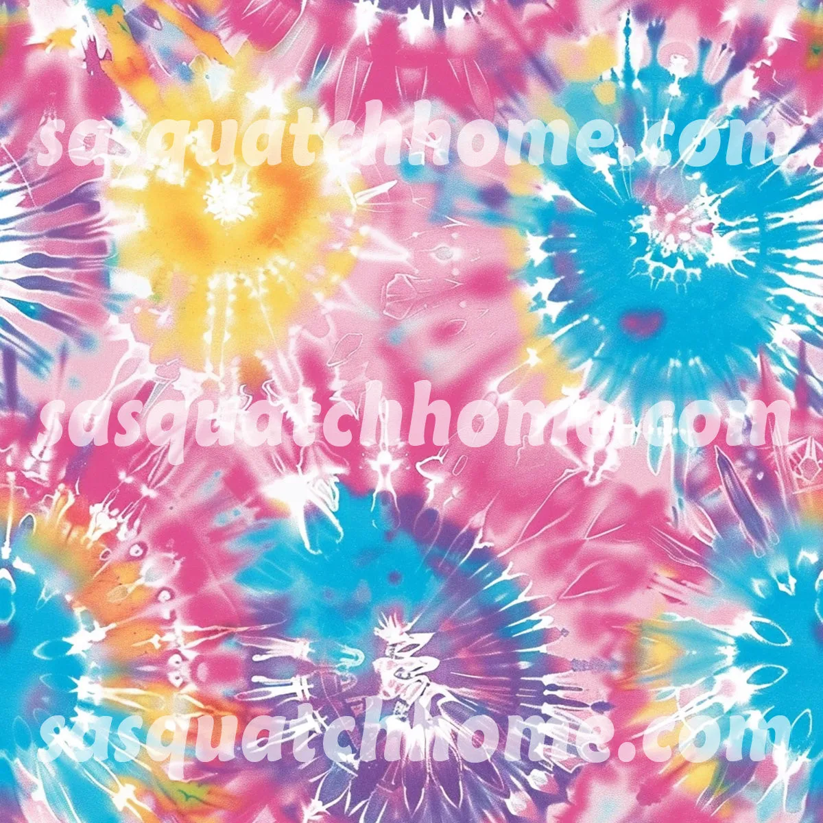 Children’s Holed Mule Clog Shoes, Tie Dye 2 Collection