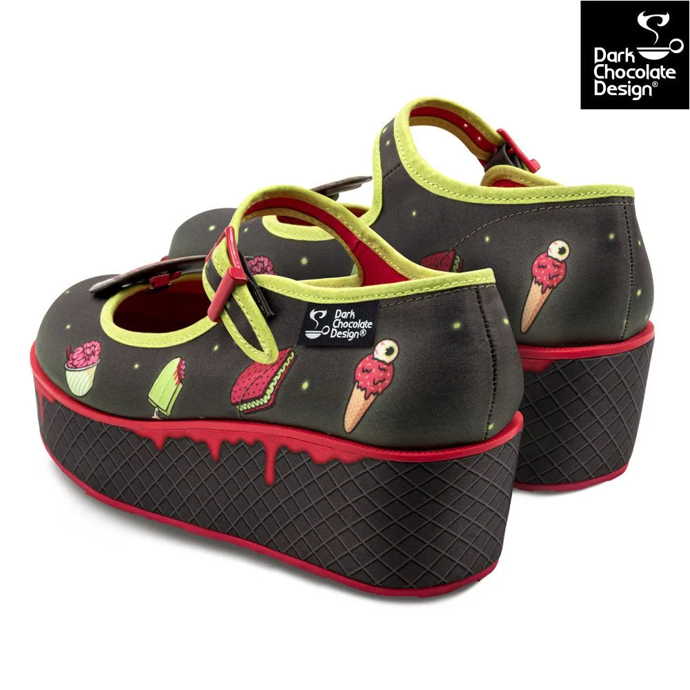 Chocolaticas® BRAIN FREEZE Women's Mary Jane Platform