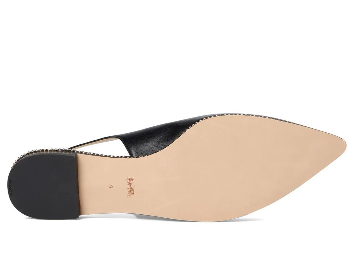 Claire Leather Skimmer