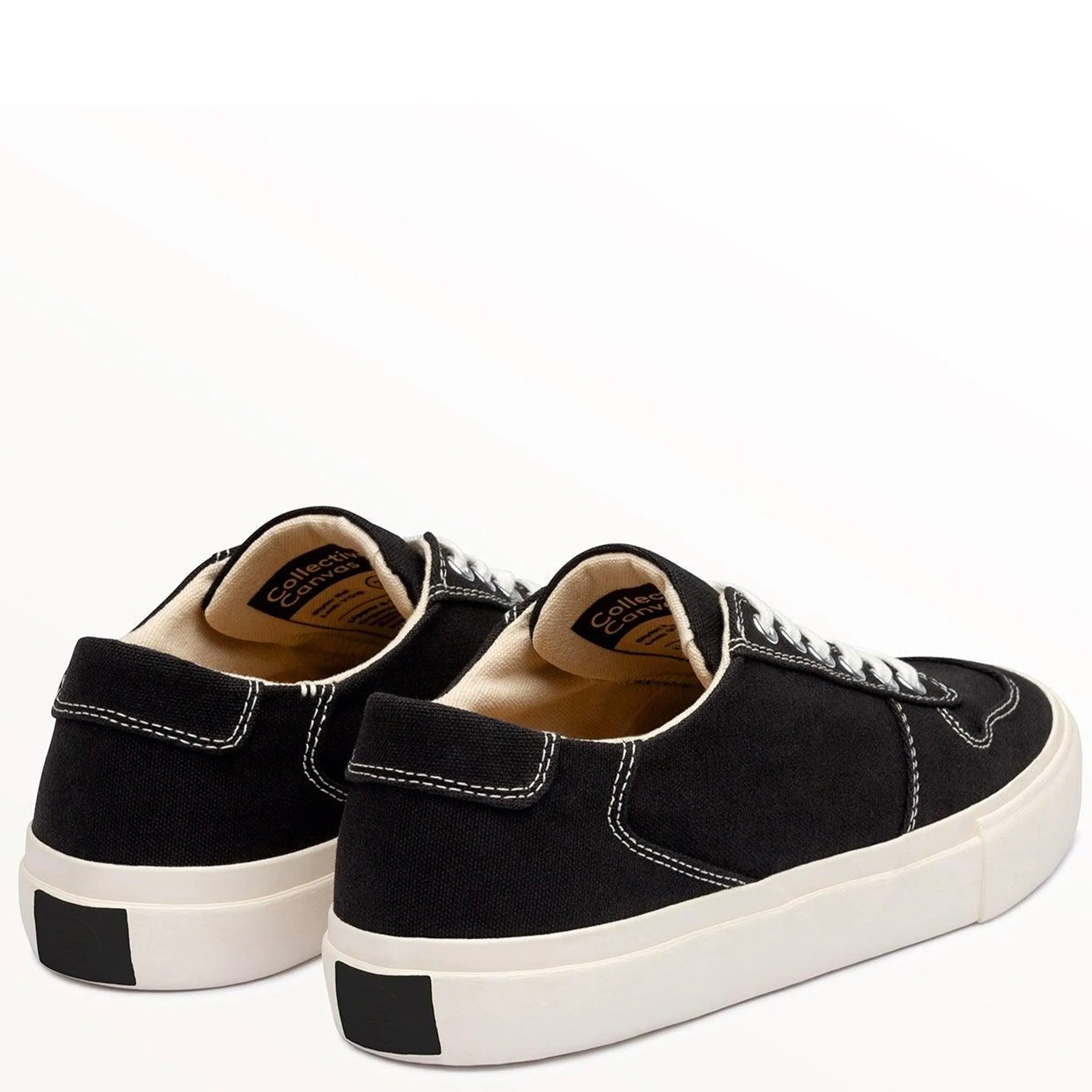 Collective Canvas Bal Shoes - Black & White