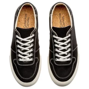 Collective Canvas Bal Shoes - Black & White