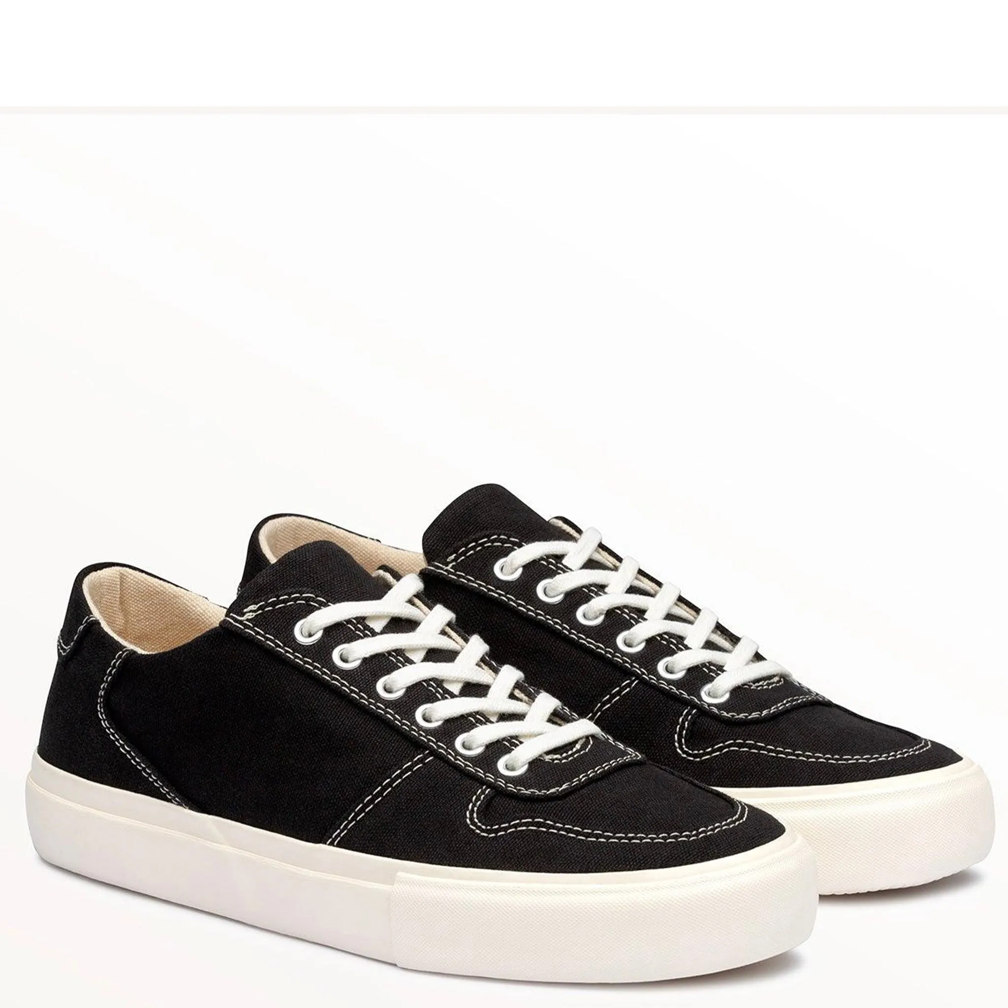 Collective Canvas Bal Shoes - Black & White
