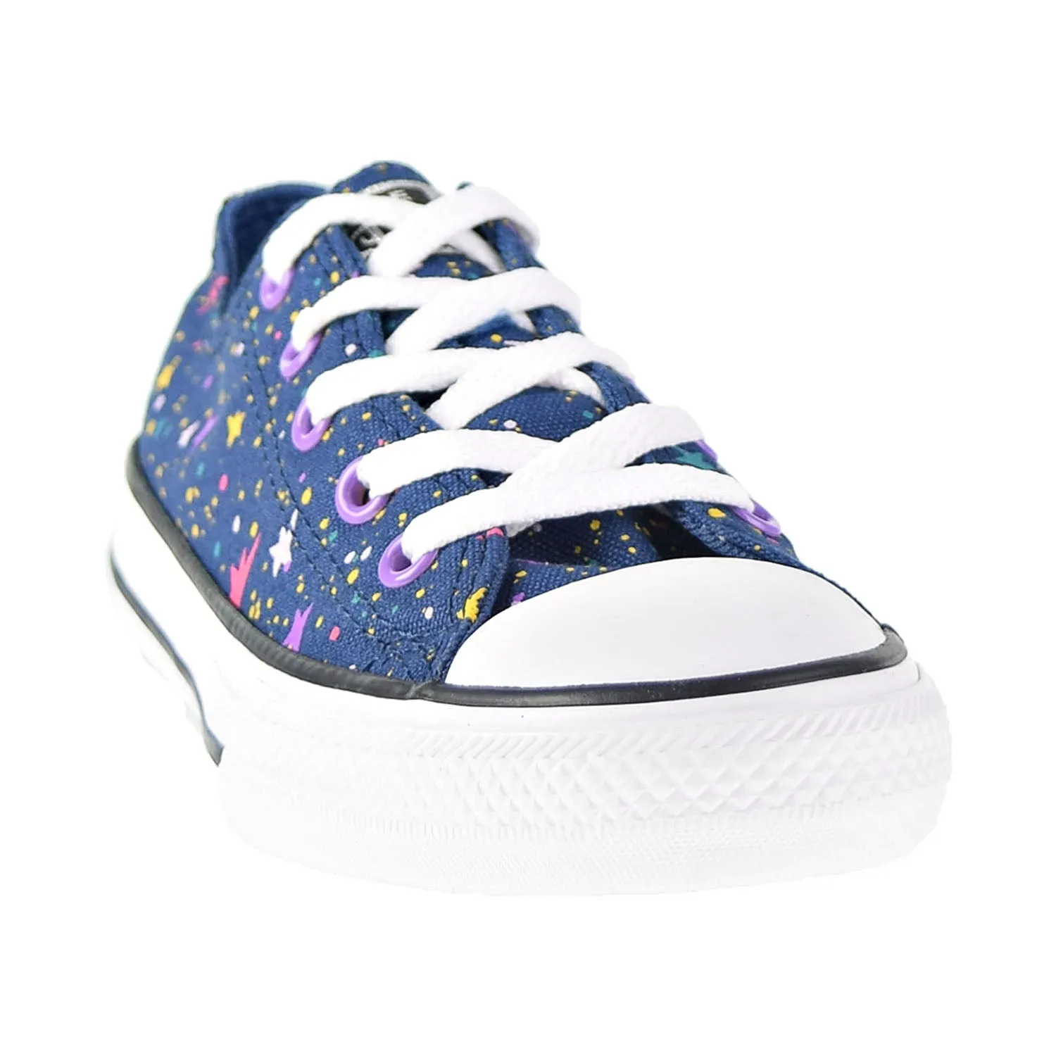 Converse Chuck Taylor All Star Ox Kids' Shoes Navy-Mod Pink-White