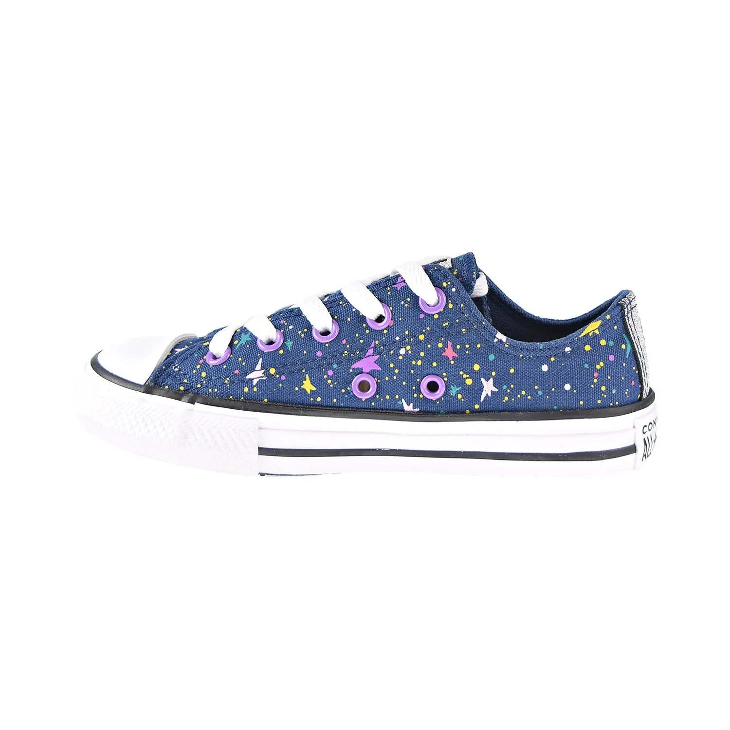 Converse Chuck Taylor All Star Ox Kids' Shoes Navy-Mod Pink-White