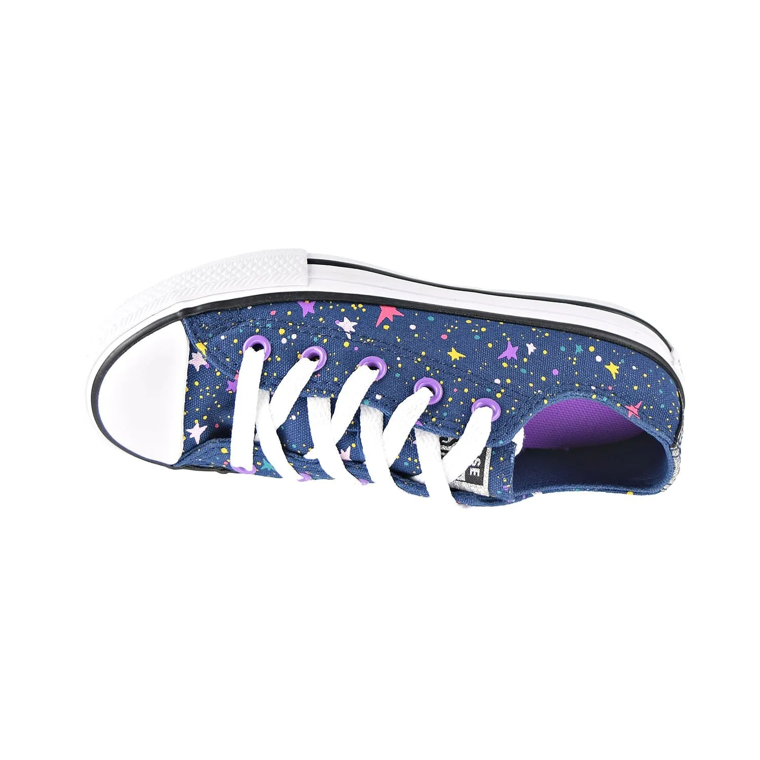 Converse Chuck Taylor All Star Ox Kids' Shoes Navy-Mod Pink-White