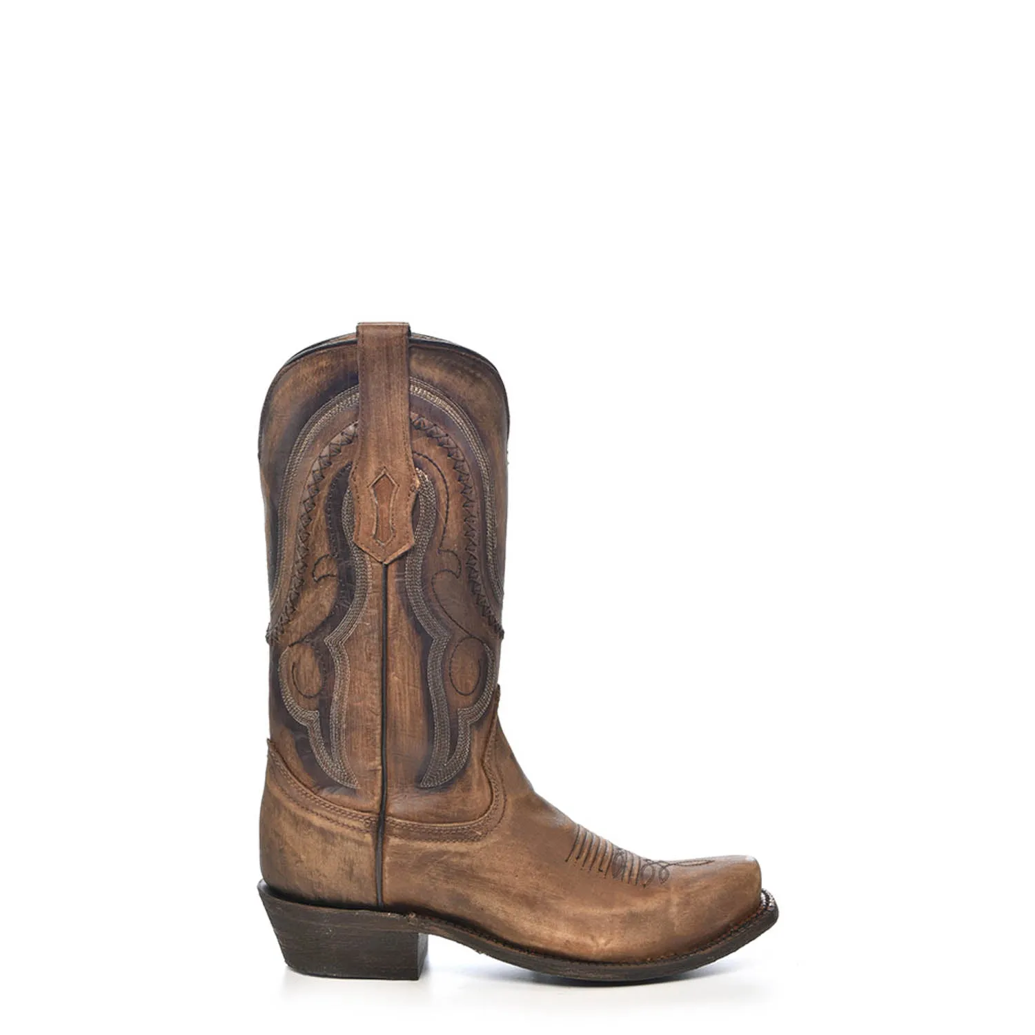 Corral Mens Gold Cowhide Leather Cowboy Boots 10 EE