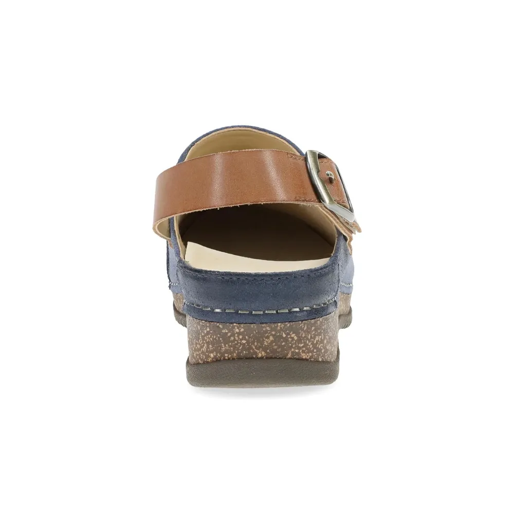 Dansko Merrin Blue Burnished Suede Mule (Women's)