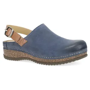 Dansko Merrin Blue Burnished Suede Mule (Women's)