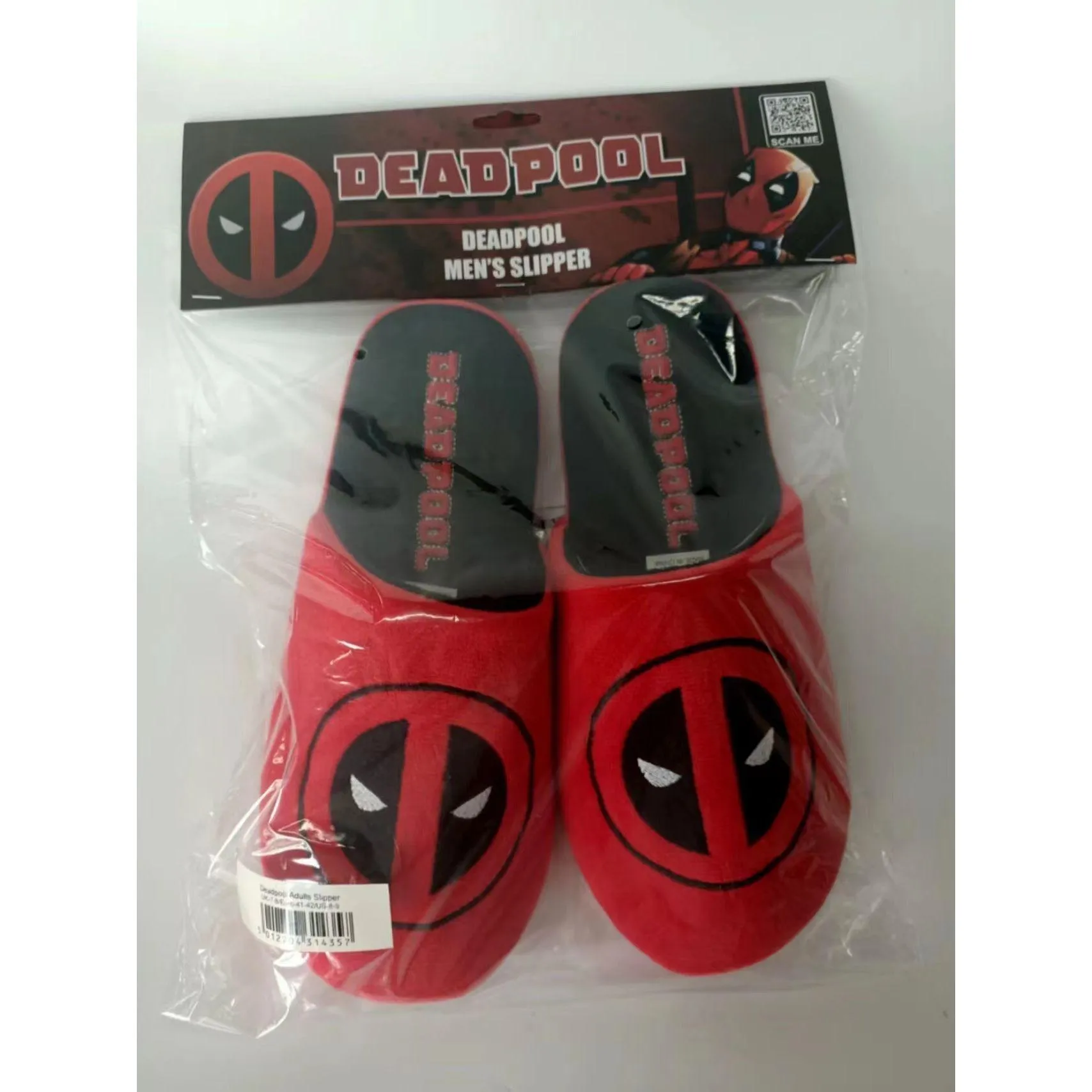 Deadpool Slippers | Mens Slippers Size 7-10 Non slip | Mule Style Novelty Slippers – Deadpool Merchandise