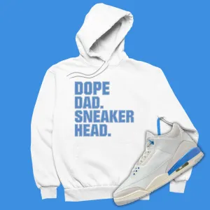 Dope Dad Sneakerhead Hoodie Matching Jordan 3 Lucky Shorts