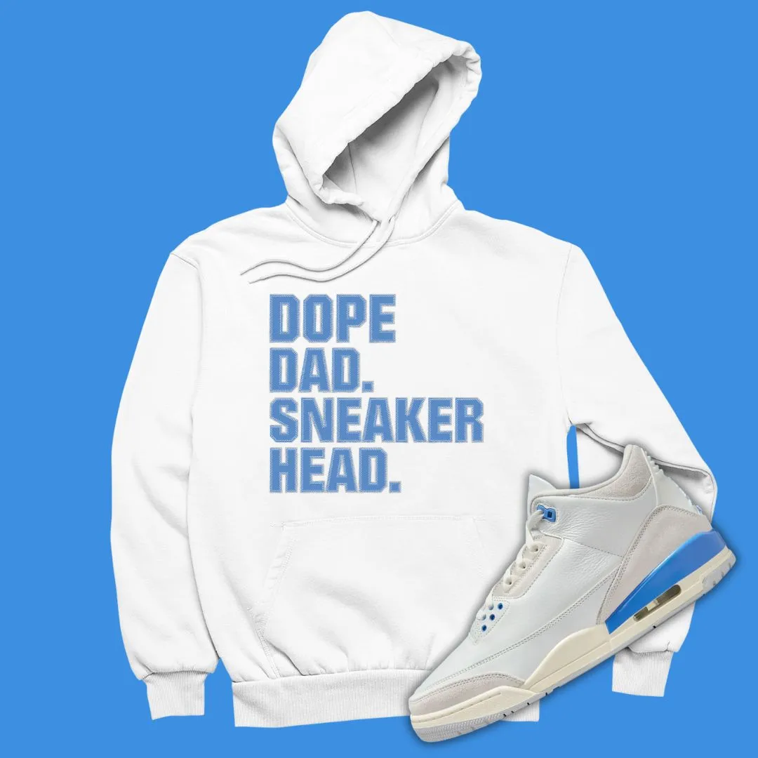 Dope Dad Sneakerhead Hoodie Matching Jordan 3 Lucky Shorts
