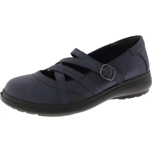 Easy Street Womens Faux Leaher Slip On Mary Janes