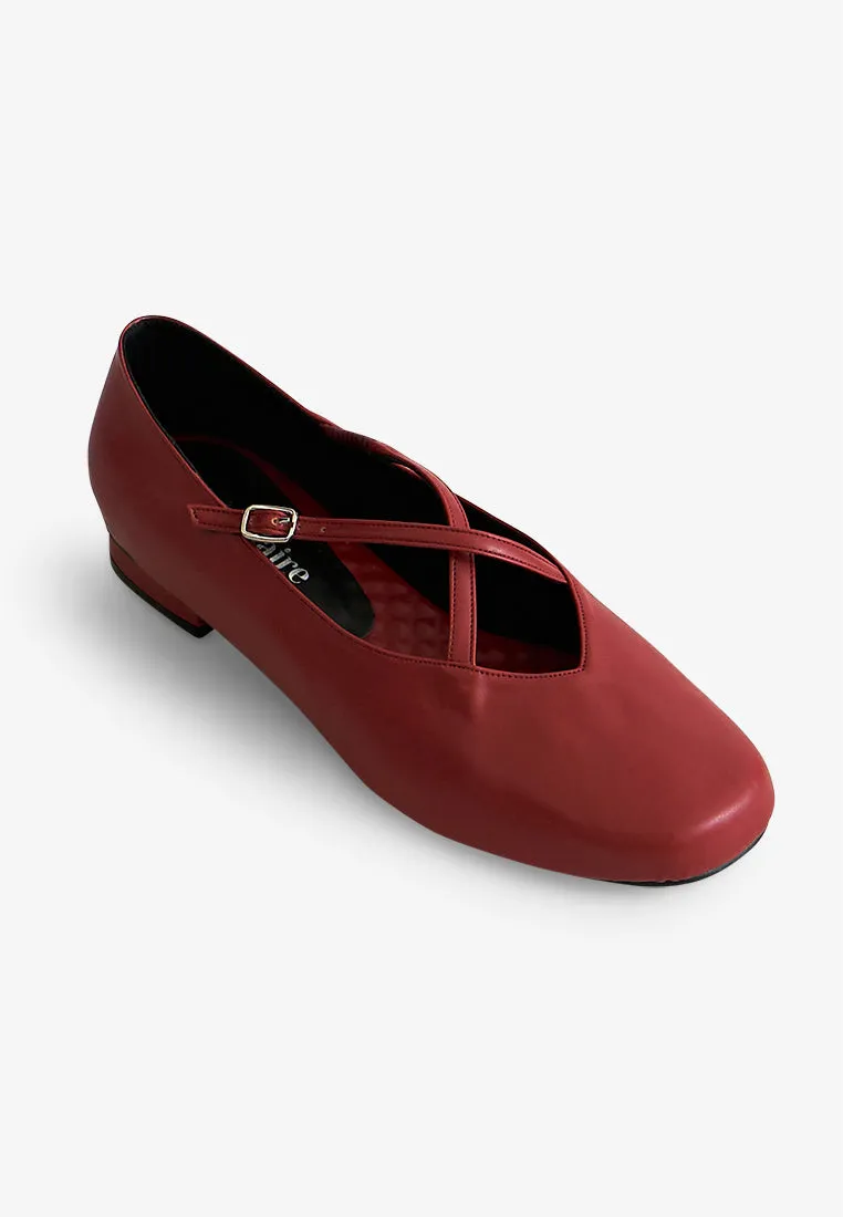 Eboni Adjustable Mary Janes Flats