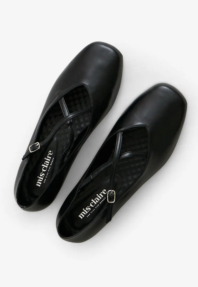 Eboni Adjustable Mary Janes Flats