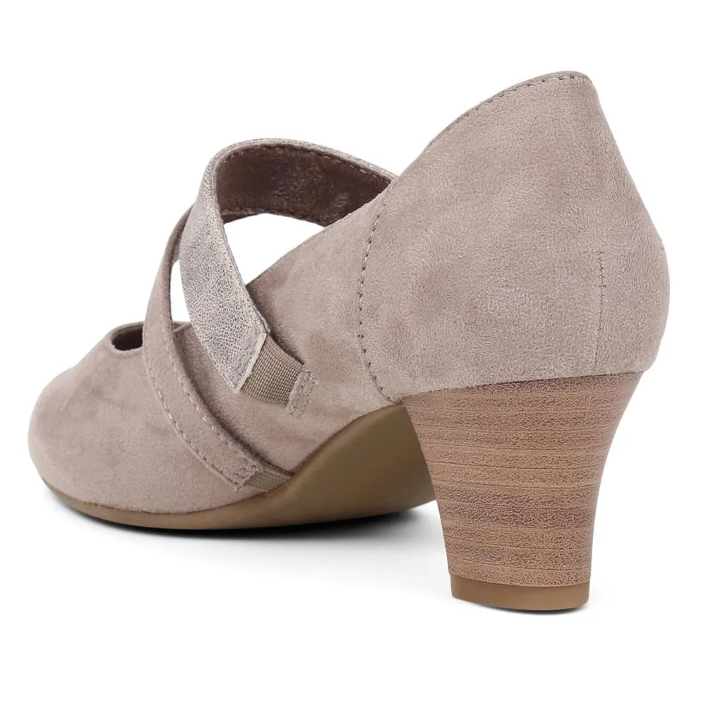 Embellished Strap Mary Janes - JANSP37013 / 323 936